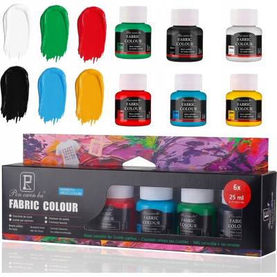 G&S farby na textil 6 ks