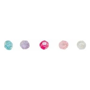 TITANUM Plastic Beads Faceted Mix 30g