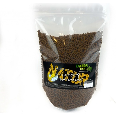 EMERS FISH Emersfish Minipelety Natur Ledový Bananas 1kg 4mm