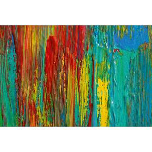 DIMEX ART Флизелинов фототапет ръчно рисуван абстракт 375 x 250 см