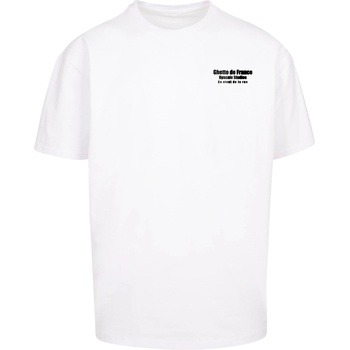Mister Tee Тениска Ghetto de France Oversize Tee white XXLUB-MT3496-00220 - Тъмносив, размер S