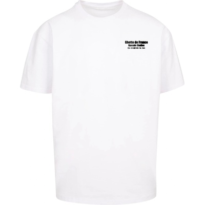 Mister Tee Тениска Ghetto de France Oversize Tee white XXLUB-MT3496-00220 - Тъмносив, размер S