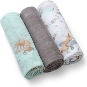 BabyOno Бамбукови пелени BabyOno - Take Care 397-10, 3 броя, 70x70 cm (5901435415733) - baby