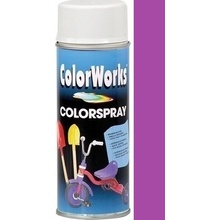 Color Works Colorspray 918507 fialový alkydový lak 400 ml