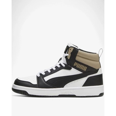 PUMA Rebound V6 Mid Shoes White/Black