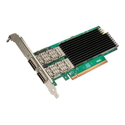 Intel Ethernet Network Adapter E830-CQDA2 - Sítový adaptér - PCIe 5.0 x8 - 10Gb Ethernet / 25Gb Ethernet / 40Gb Ethernet / 50Gb Ethernet / 100Gb Ethernet QSFP28 x 1 + 200 Gigabit QSFP56 x 1 (balení 5)