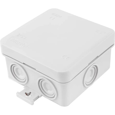 Krabice F8 - MiniBOX IP55 rozbočovací, s naklapávacím víčkem, 75x75x40mm typ 3051 famatel – Sleviste.cz