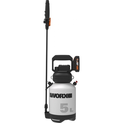 Worx WG829E 20 V акумулаторен градински пръскач с резервоар с обем 5 л (WG829E)