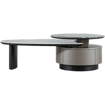 Carmen Холна маса baker - черен-бял (35307452)