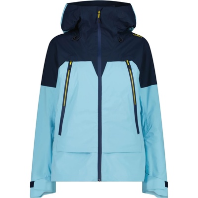 CMP Дамско водоустойчиво яке Cmp Women's Jacket Fix Hood 3 Layer Waterproof jacket - Topazio - размер 34 (EU) (102-4661-0211)