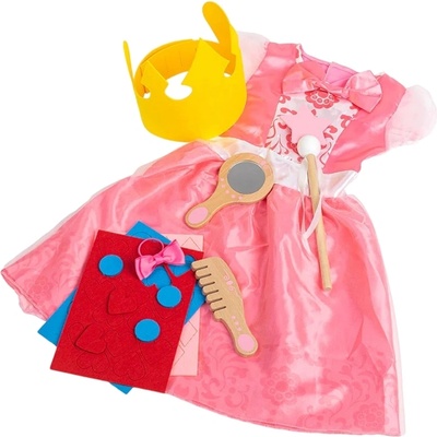 Bigjigs Toys Детски карнавален костюм Bigjigs - Принцеса, с аксесоари (35016)