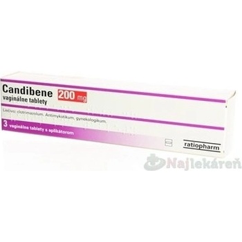Candibene 200 mg tbl.vag.3 x 200 mg
