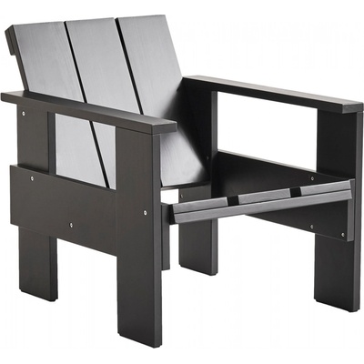 HAY Zahradní křeslo Crate Lounge Chair, Black