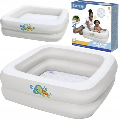 Bestway Nafukovací cestovní vanička 86 x 86 x 25cm