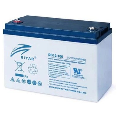 Ritar power Оловна Гелова Батерия за соларни системи (DG12-100)12V/100Ah -328 /172/219mm F12/M8 RITAR (RITAR-DG12-100)