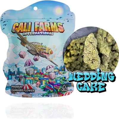 Califarms THC X květy Wedding cak CBD 14,53% THC 0,07% 10 g – Zboží Dáma