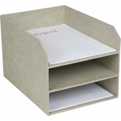 Bigso Trey Canvas Paper Laminate organizér béžová