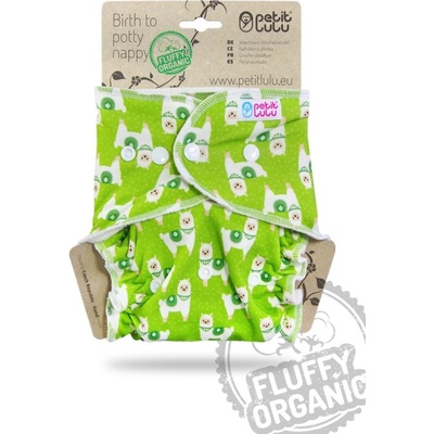Petit Lulu Kalhotková plena Fluffy OrganicPAT Lamy na pastvě