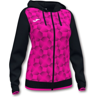 Joma Supernova III Zip-Up Hoodie Black Fluor Pink