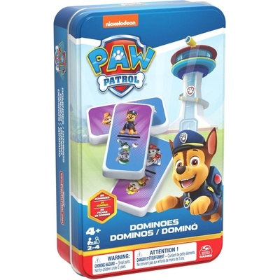 Spin Master Настолна игра Paw Patrol Dominoes Tin - Детска (1087627)