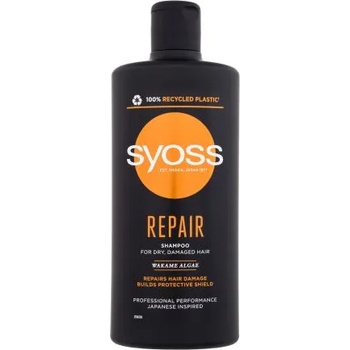 Syoss Repair Shampoo 440 ml шампоан за суха и изтощена коса за жени