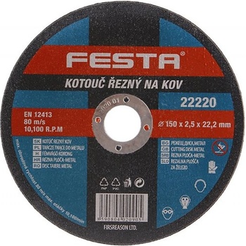 Festa Levior Kotouč řezný 150 x 2,5 x 22,2 mm 22220