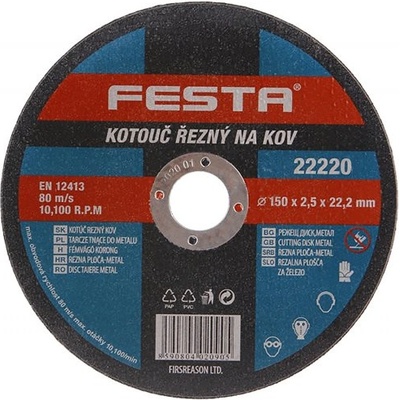 Festa Levior Kotouč řezný 150 x 2,5 x 22,2 mm 22220