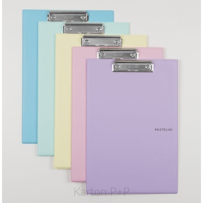 Karton P+P Pastelini A4 jednodeska plast modrá