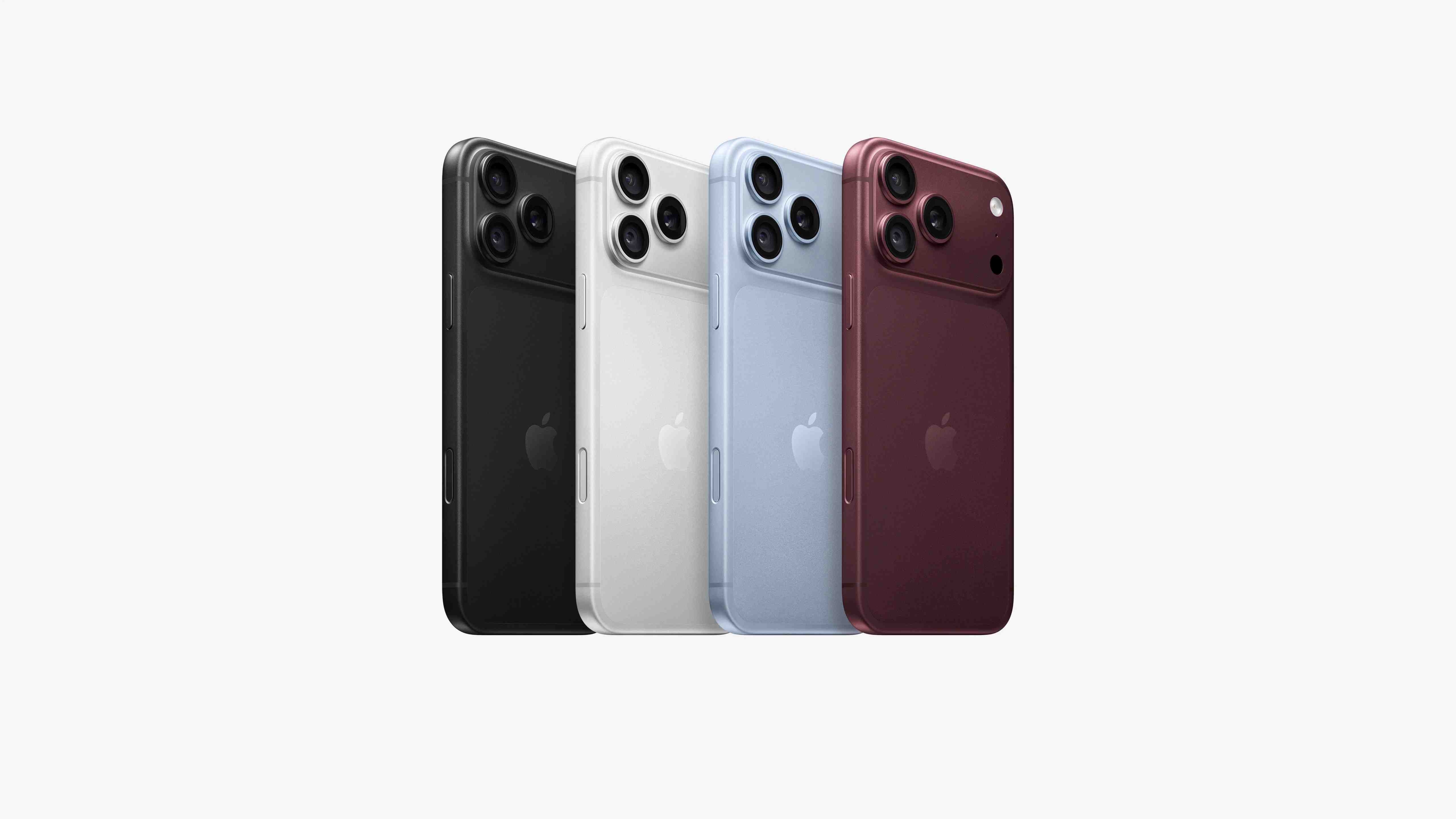 Apple iPhone 18 Pro (Max) kék, ezüst, fekete és bordó színben