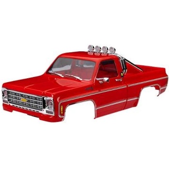 Traxxas каросерия Chevrolet K10 1979 червена