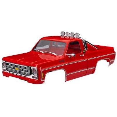 Traxxas каросерия Chevrolet K10 1979 червена