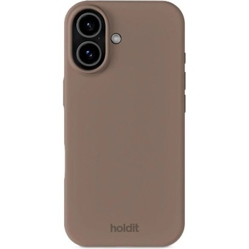 Holdit Калъф Holdit - Silicone, iPhone 17, Mocha Brown (7330985168000)