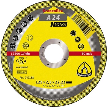 Klingspor Kotouč řezný 230 x 2 x 22,23 mm KLA286456