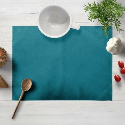Biante Sametové prostírání Velvet Premium SVP-035 Tyrkysově modré 35x45cm