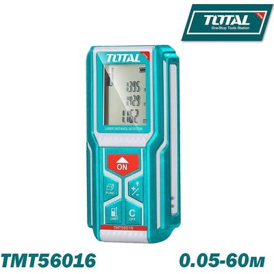 Total tools Ролетка лазерна total tmt56016, 0.05 - 60 метра обхват (uni-06781)