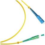 Conneu Оптични пач корди SC/APC - SC/UPC сингъл мод, симплекс, 0.5м (CNFJ-SCASCOS2SYE3mm-0.5)