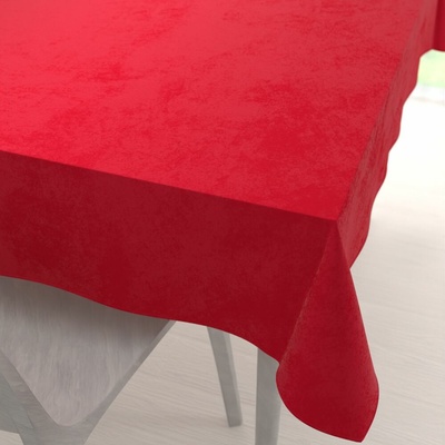 Biante Veľký zamatový obdĺžnikový obrus Velvet Premium SVP-051 Sýto červený 220x260 cm