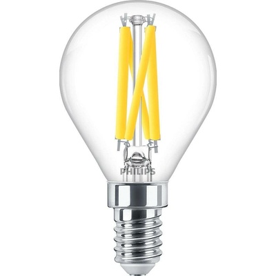 Philips LED žárovka E14 5,9W/60W stmívatelná, iluminační, čirá, 2700K 230V P45 CL P449619