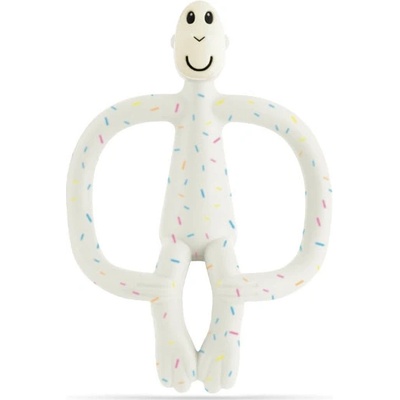 Matchstick Monkey zubní kartáček a kousátko 2v1 Confetti Cream