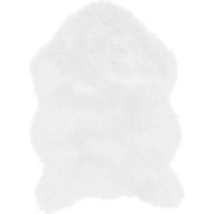 Tiseco Home Studio Бяла изкуствена кожа Овча кожа, 60 x 90 cm - Tiseco Home Studio (3279WHITE)