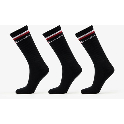 Champion Crew Stripes 3pack Black Red