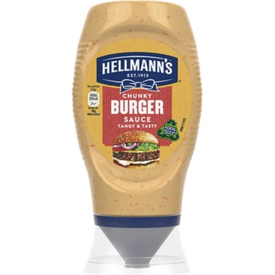 Hellmann´s Omáčka k masu Chunky burger 250 ml