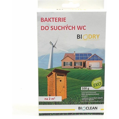 Biodry Bakterie a enzymy ekologicky rozkládají organické látky v suchých toaletách, odstraňují zápach 100 g