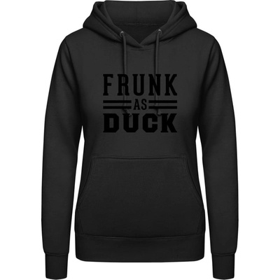 AWDis Hoodie mikina Opilý jako kačka Černá – Zboží Dáma