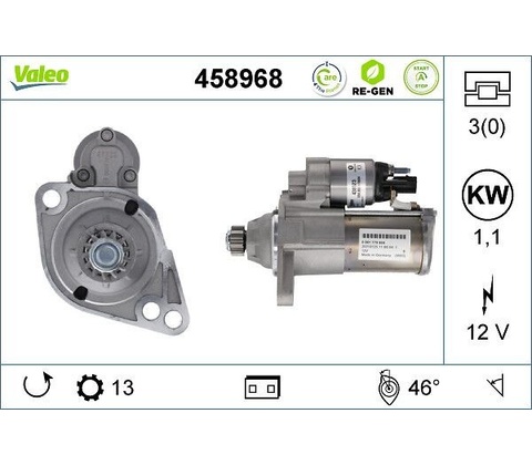 Štartér VALEO 458968