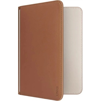 Uniq УНИКАЛЕН калъф за паспорт Belmont с Apple Find My RFID Blocking Caramel Beige (8886463691052)