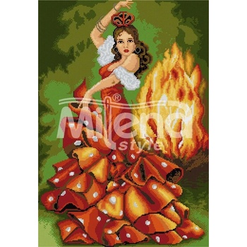 Milena Style Фламенко - гоблен със схема конци Ariadna 1: 1