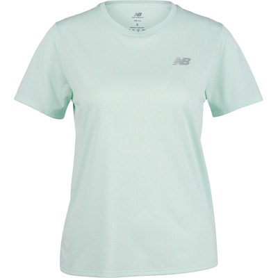 New Balance Дамска тениска New Balance Women's Athletics S/S Running shirt - Cosmic Jade Heather (916-1222-1013)