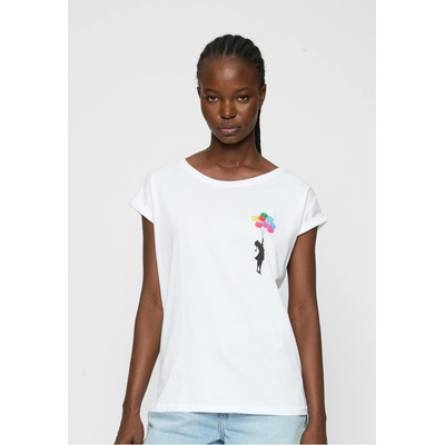 Urban Classics Тениска Ladies Girl Floating Away T-Shirt white XXLUB-MP0000352-00220 - Камуфлаж, размер XL