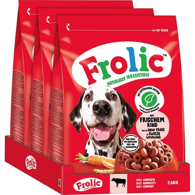 Frolic hovädzie mrkva obilniny 3 x 2,6 kg